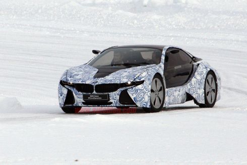 Bmw I8 Surprins In Acţiune In Zăpadă In Imagini Noi Spy Shots