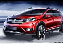 Conceptul Honda BR-V primeşte o serie de randări, debutează în august