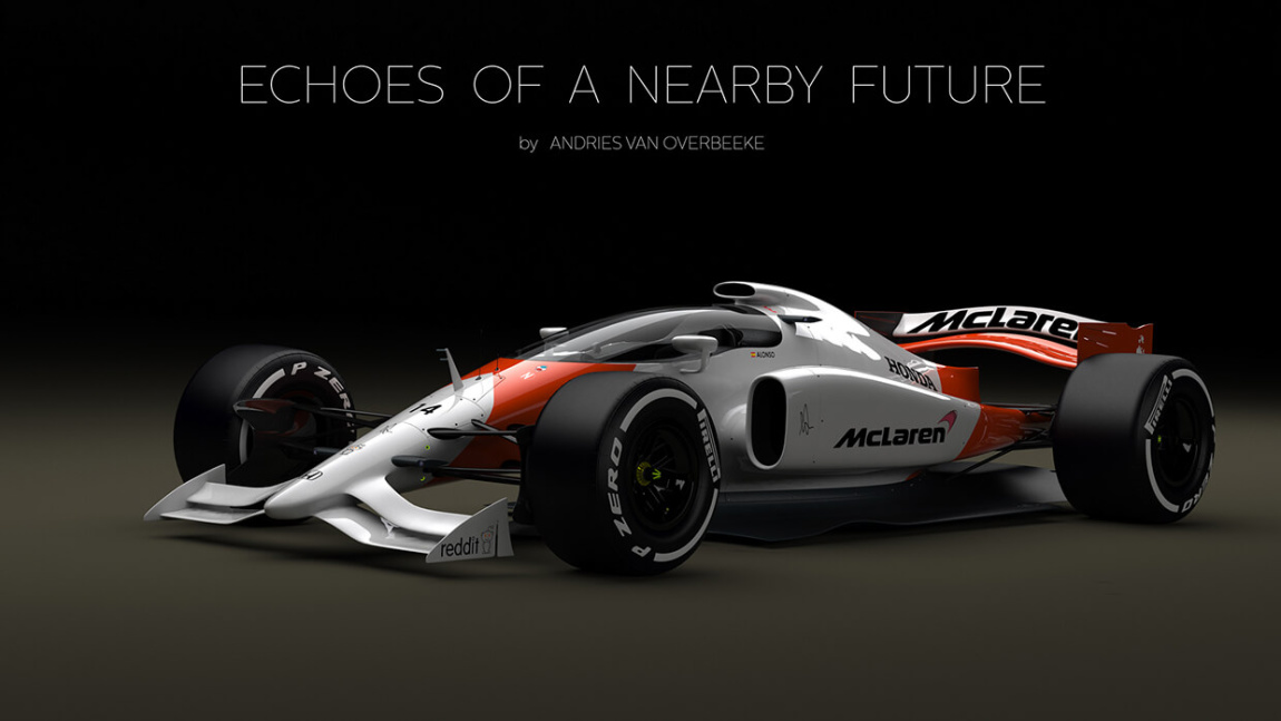 Imagini concept Formula 1 McLaren Honda