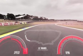 Nissan GT-R ne oferă o vedere la 360 de grade a circuitului de la Le Mans 2015 (Video)