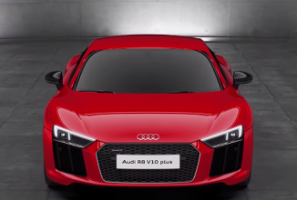 Iată cum e testat un Audi R8 V10 Plus cu faruri laser (Video)