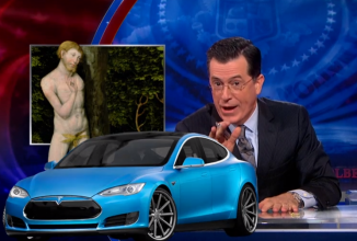 Tesla primeşte susţinerea lui Stephen Colbert în cadrul unui amplu segment în talk show-ul său (Video)