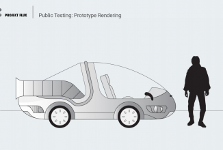 Google scapă pe web planuri pentru un automobil care călătoreşte în timp; Evident e o farsă omagială pentru Back to the Future