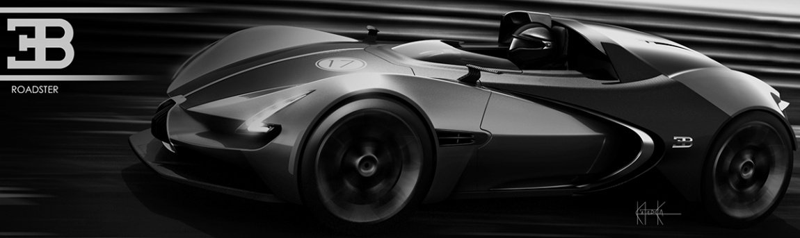 Imagini concept Bugatti Roadster 2016