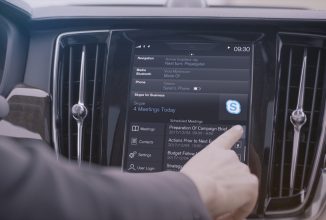 Automobilele de top de la Volvo vor veni cu Skype integrat, dar şi Cortana pe viitor