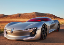 Renault Trezor este o supermaşină electrică, numită cel mai arătos automobil concept din ultimul an